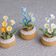 Häkel Lilien Maiglöckchen Blumen Topf Handgemachter