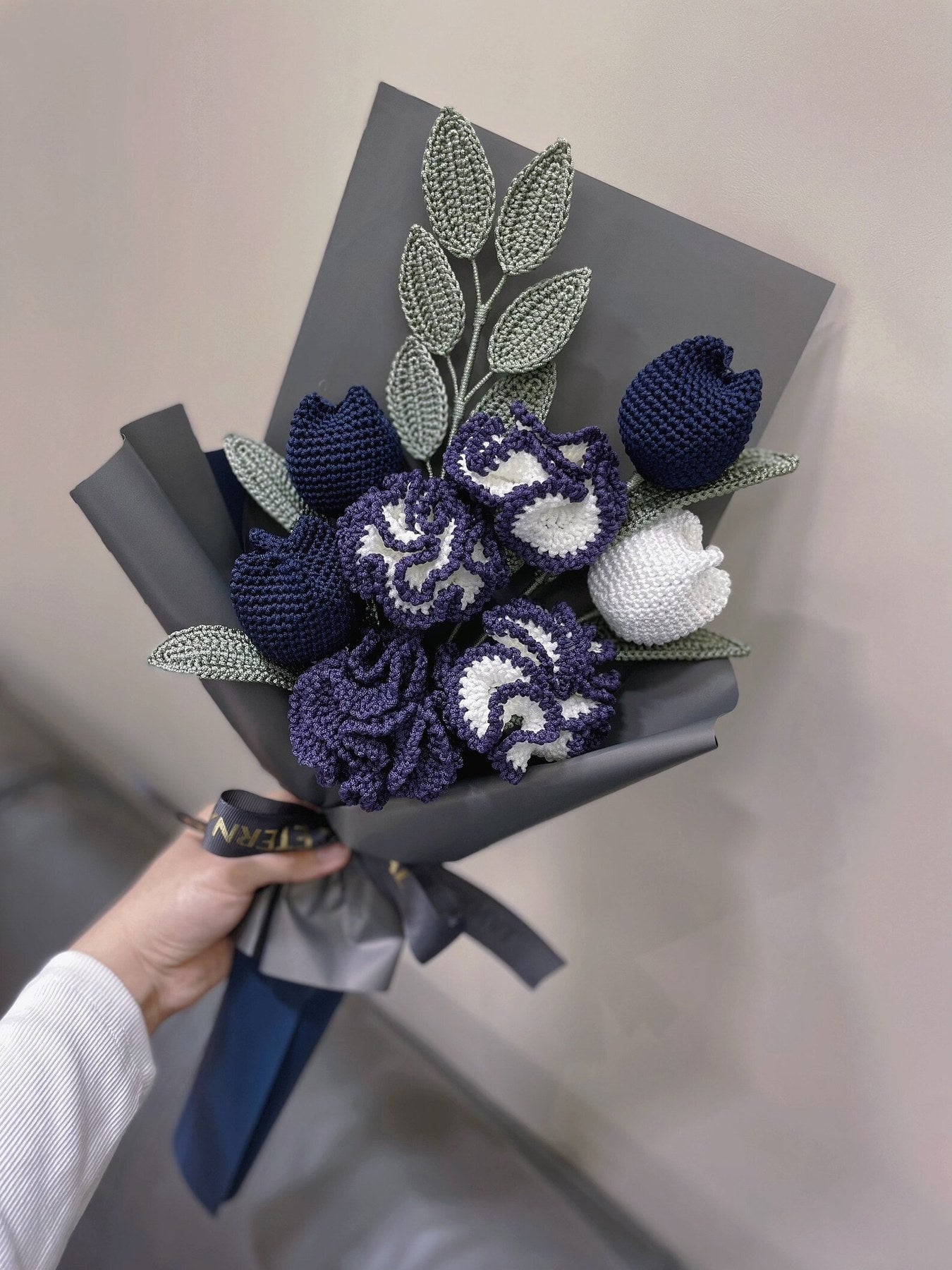 Häkelblumen für Herren