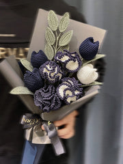 Häkelblumen für Herren