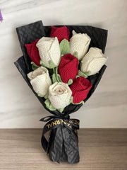 Häkelblumenstrauß Häkel Rosen Geschenk Häkelblumen