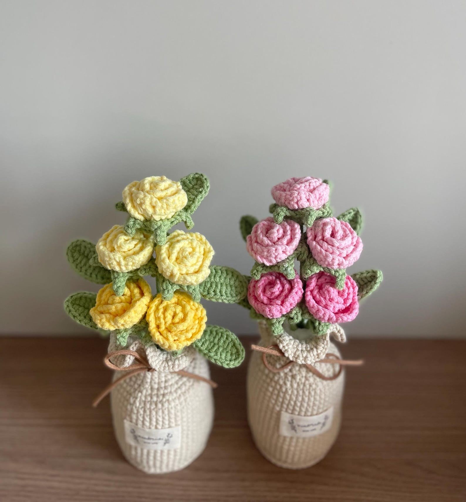 Häkelblumen Topf Häkelrosen Häkel