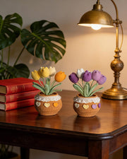 Häkelblumen Topf Häkel Tulpen Häkelblumen